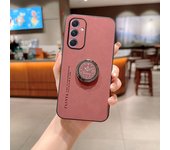 Sheepskin Leather Ring Holder Case for Samsung Galaxy S8 S9 S10 S20 S21 S22 S23 S24 Plus Ultra Note20Ultra S20FE S23FE Cover