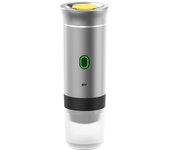 Cafetera espresso portátil, cafetera eléctrica, inalámbrica, autocalentable, máquina de café expreso de viaje, 60 ml, para café molido, cápsula Nespresso, camping, coche, caravana, senderismo, oficina