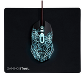 Trust Gaming 24752 Pack Ratón Óptico 4000DPI   Alfombrilla
