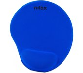 Nilox Alfombrilla ratón ergonómica Blue