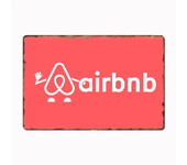 Vintage Airbnb Logo 1 Metal Plaque Poster Wall Decor Cinema Living Room Mural Funny Tin Sign Kitchen Bedroom Cafe Bar Pub Living