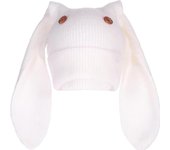 Gorro divertido de conejo, gorro de invierno, gorro de calavera cálido, gorro de esquí, gorro de punto, bonitos gorros de conejo con orejas largas