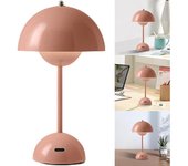 Bud Macaron lámpara vintage táctil regulable 3 Color LED Luz, dormitorio, decoración de escritorio, lámpara de tapa