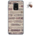 Tumundosmartphone Funda Gel Tpu para Xiaomi Redmi Note 9S / Note 9 Pro diseño Ladrillo 01 Dibujos