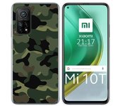 Tumundosmartphone Funda Gel Tpu para Xiaomi Mi 10T / 10T Pro diseño Camuflaje Dibujos