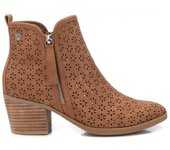 REFRESH 172784 02 Botines casual  mujer 34474 25V BOTIN CALADO CAMEL