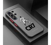 Case For Samsung Galaxy S23 Ultra S22 Plus S21 FE S20 Note 20 10 S10 Lite Phone Cover Matte Hard Funda Mr Football CR7-Ronaldo