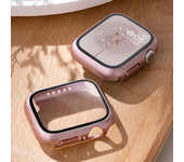 Tempered Glass Screen Protector Case Cover For Apple Watch Series 9 8 7 6 5 4 3 2 SE 45MM 41MM 42MM 38MM 40MM 44MM Accessories