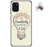 Tumundosmartphone Funda Gel Tpu para Samsung Galaxy A31 diseño Creativity Dibujos