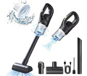 Aspiradora de Mano, Mini aspiradora inalambrica, succión Fuerte, Recargable por USB,Inalámbrico aspiradora de Mano en húmedo y seco para el hogar,sofá, Pelo de Mascota, automóvil, Cocina