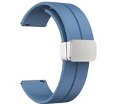20mm 22mm watch strap for Samsung Galaxy watch 6/4/5 pro/classic/gear s3/active 2 sports silicone magnetic buckle Huawei GT 2 2e
