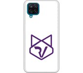 Funda original compatible con Samsung Galaxy A12 5G - Real Valladolid Trazo Lila