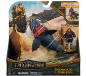 SPIN MASTER - Dreamworks Dragons - Pack Figura Dragón y Vikingo: Gronkel y Patapez de Cómo Entrenar a Tu Dragón - Figuras de Acción Articuladas - 6074006 - Juguetes Niños 4 Años + - Regalo Niño 4 Años +