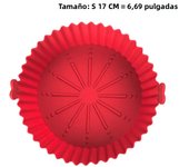 17/20cm Air Fryers Oven Baking Tray Reusable Silicone Non-Stick Round Baking Pan Microwave Pads Airfryer Pan Liner Cake Mold