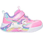 Zapatillas Skechers Unicorn Chaser para niñas en color rosa
