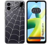 Funda Silicona Transparente para Xiaomi Redmi A1 Plus diseño Araña Dibujos