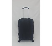 Maleta de viaje Barata de Cabina 1004 Travel Negra de 55 x 38 x 20 cm  y 2,5 Kgs. Maletas de Viaje  Rígida. Equipaje de mano con 4 Ruedas giratorias 360º y Cerradura de Combinación (Color Negro)