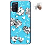 Tumundosmartphone Funda Gel Tpu para Oppo A52 / Oppo A72 diseño Mariposas Dibujos