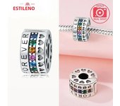 Real S925 Silver Stopper Clip Charm Star Bow Charms Beads for Original Pandora Bracelets Fine Jewelry Gifts for Women Diy