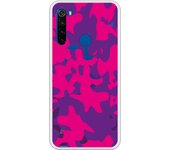 Funda compatible con Xiaomi Redmi Note 8T - Militar Lila