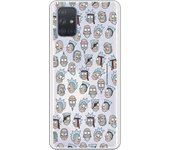 Funda original compatible con Samsung Galaxy A71 - Rick y Morty Faces