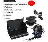Underwater Fishing Camera 1080P HD 4.3 Inch Handheld LCD Ice Fishing Finder For Boat Kayak Sea Fishing With 5000amh Battery
