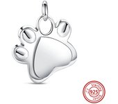 New Original 925 Silver Charms Beads Dangle Cup Pet Piece Puzzle Feet Blue Ship Fit Pandora Bracelest DIY Women Making Jewelry