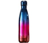 Mikomika Botella Termo de Agua Térmica de Acero Inoxidable (+40 Colores) Reutilizable | Sin BPA | Mantiene 24H Frio / 12H Calor | Termo y Hermética - Doble Pared al Vacío a Prueba de Fugas (KL500 KL750 002)