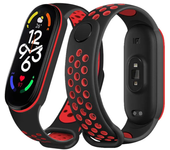 Sport watchband For Xiaomi Mi Band 7 6 NFC smartwatch miband7 Air-Hole Silicone Replacement bracelet on Mi band 6 5 4 3 8 strap