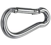MOSQUETON BOMBERO 12X140 MM ACERO