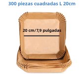 Large 23cm Air Fryer Disposable Paper Liner Non-stick Airfryer Parchment Special Baking Paper for 3-10QT Cooking/Steaming Basket