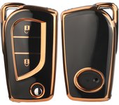 jingyuqin New Arrival TPU Car Key Shell Case Fob For Toyota Auris Corolla Avensis Verso Yaris Aygo Scion TC IM 2015 2016 2/3B