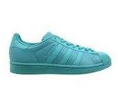 Zapatilla Mujer Adidas SUPERSTAR GLOSSY TOE AZUL