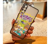 R-Rugrats Cartoon For Samsung Galaxy S23 S22 S21 S20 S10 Note 20 10 FE Plus Ultra Lite Frosted Translucent Phone Case
