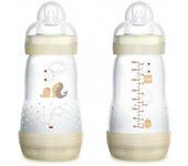 MAM BIBERON ANTI-COLIC 260 ML (2UD) NEUTRO