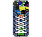 Tumundosmartphone Funda Silicona Antigolpes para Samsung Galaxy A02s diseño Zapatillas 14 Dibujos