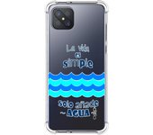 Tumundosmartphone Funda Silicona Antigolpes para Oppo Reno 4Z 5G diseño Agua Dibujos