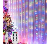 LED String Lights Christmas Decoration Remote Control USB Wedding Garland Curtain Lights Bedroom Light Bulbs Party Fairy Lights