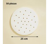 50pcs Bamboo Steamer Papers Disposable Non-Stick Steamer Mat Oil Paper Air Fryer Oven Kitchen Pan Pad Airfryer Bakpapier