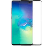 Protector de pantalla compatible con SAMSUNG GALAXY S10 PLUS ⋆ S10+ ⋆ Cristal templado ⋆ Borde negro ⋆ Alta resistencia ⋆ Protección eficaz ⋆ Envío desde España