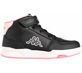 ZAPATILLAS SIN CORDONES NIÑA KAPPA OSCAR MID NEGRAS