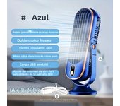 Condicionador De Aire Portátil USB Recargable Con Secador De Pelo Ajustable a 720 Grados Y Gran Batería Doble Motor Para El Hogar MOV