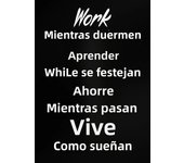 IT ALL STARTS WITH A DERAM Motivational TIME IS MONEY Poster Prints For Living Room Office Wall Art Canvas Painting Home Decor