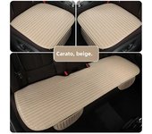 Car Seat Cover Flax Seat Protect Cushion Automobile Backrest Cushion Pad Covers Mat Four Seasons Car Supplies Set