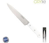 Cuchillo Husky Verduras 17 cm. Hoja Acero Inoxidable, Cuchillo Verduras, Cuchillo Cortar Verduras Mango Ergonomico Blanco