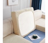 Funda de cojín de Asiento de sofá, Funda de Asiento de sofá elástica Impermeable, Funda de Mueble, Suave Antideslizante, Funda de cojín de sofá con Fondo elástico