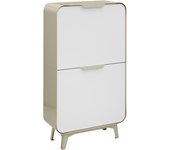 ARREGUI Round Cubo de Basura y Reciclaje de Acero de 4 Compartimentos, Moderno y de Diseño | Cubos de Basura de Cocina | Contenedores de Reciclaje | 4x17L (68L)