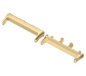 1/2Pair Metal Connector For Samsung Galaxy Fit 3 Smartwatch Band Strap Adapter 18mm Width Stainless Steel Connector Galaxy Fit 3