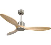 Ventilador de techo Reversible Termostato Wifi Motor DC Techos Inclinados Mando a Distancia Hypersilence Memoria