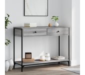 Consola Sonoma 100x34,5x75cm Madera Multicapa Gris